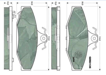 Pastillas traseras de freno Ssang Yong 4841305000 precio, desde 16,44 EUR