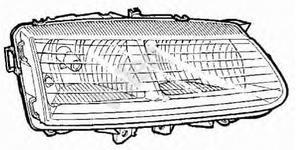 Faros delantero izquierdo para Renault Safrane 2