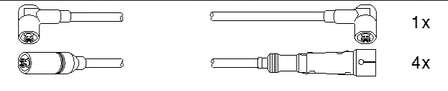 Juego de cables de bujias BMW 12121705697 precio, desde 46,44 EUR