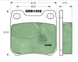 1605688 Opel pastillas de freno traseras