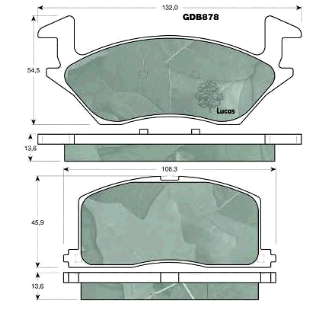 Comprar 0446510020 Toyota Pastillas delanteras de freno