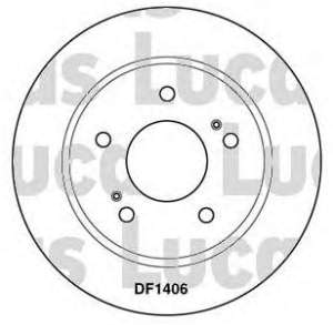 4320688E03 Nissan disco de freno trasero