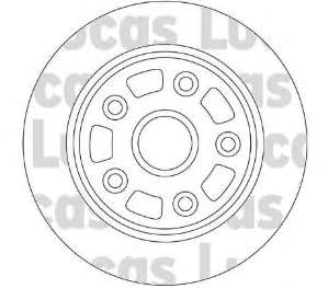 GM0926251B Mazda disco de freno trasero