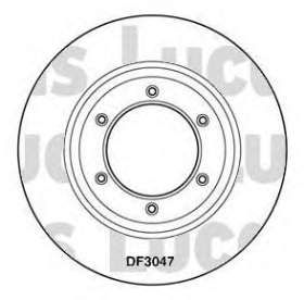 Freno de disco delantero 6281429 Villar