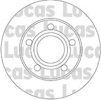 4B0615601 VAG Freno de disco trasero