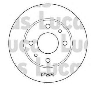 Disco de freno 5171233001 Hyundai/Kia
