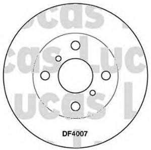 4351216070 Toyota freno de disco delantero