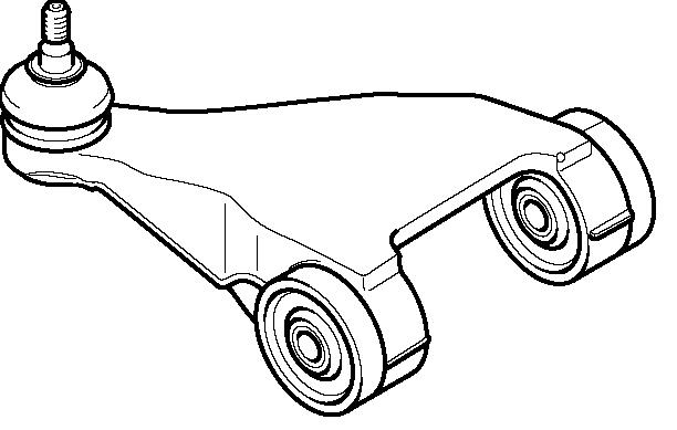 Barra oscilante, suspensión de ruedas delantera, superior izquierda 60653551 Fiat/Alfa/Lancia