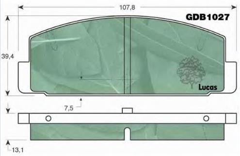 MB238493 Mitsubishi pastillas de freno traseras