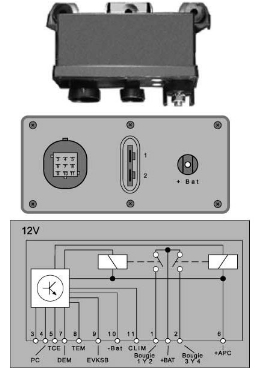 7700856789 Renault (RVI) relé de bujía de precalentamiento