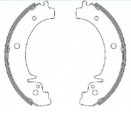 5880898 Fiat/Alfa/Lancia zapatas de frenos de tambor traseras