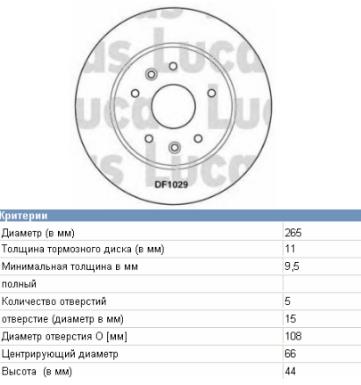 7700800003 Renault (RVI) disco de freno trasero