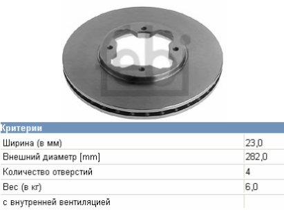 45251SM4G01 Honda freno de disco delantero