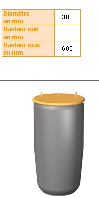 1R14700 Goodyear muelle neumático, suspensión