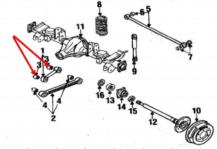 Comprar 5504506J00 Nissan/Infiniti Buje del brazo longitudinal inferior trasero