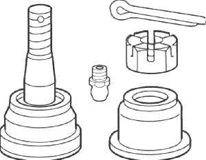 10277 Motor PRO rótula de suspensión inferior