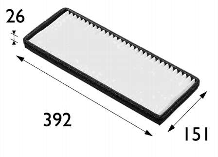 4D0819439 VAG Filtro antipolen
