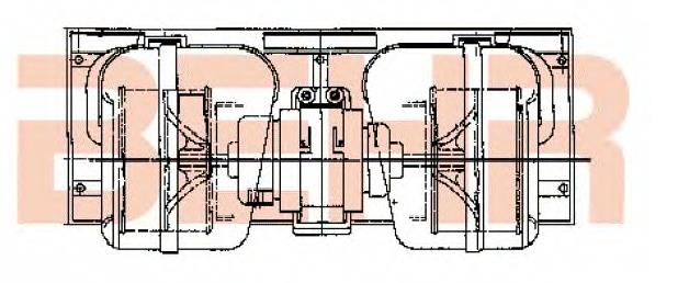 Motor eléctrico, ventilador habitáculo 87141 Nissens