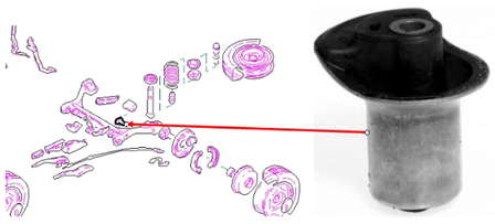 Comprar 191501541 VAG Silentblock trasero