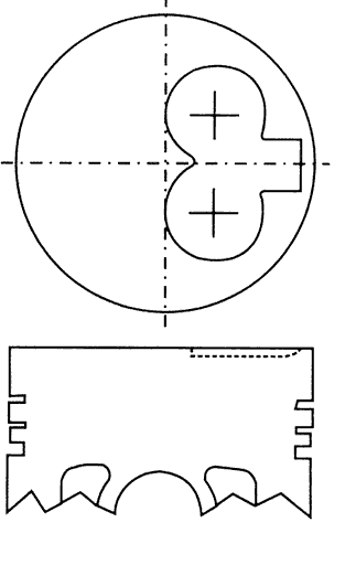 PN31030 Autowelt pistón completo para 1 cilindro, std