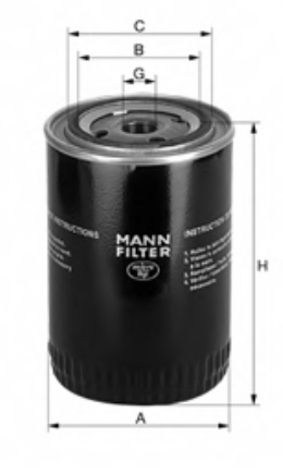 Filtro del refrigerante WA94019 Mann-Filter