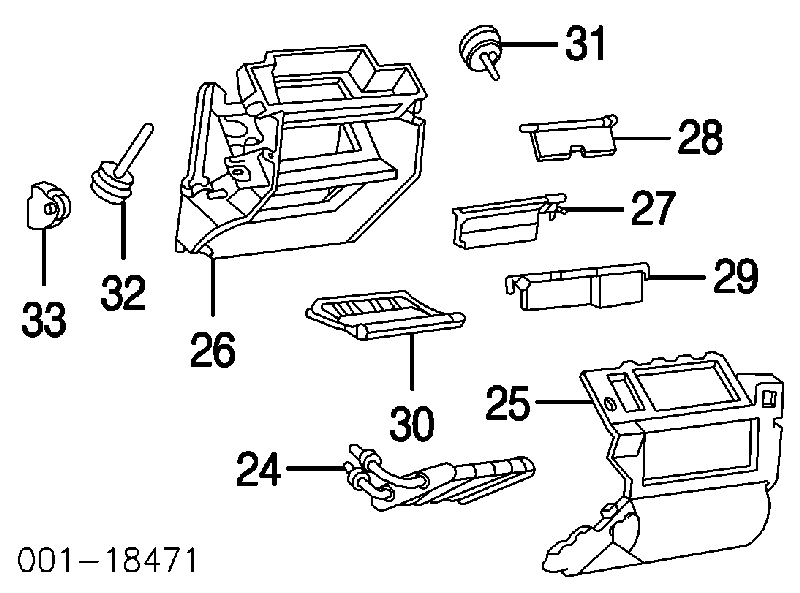 Actuador de Compuerta de Calefacción Chevrolet Blazer S10 