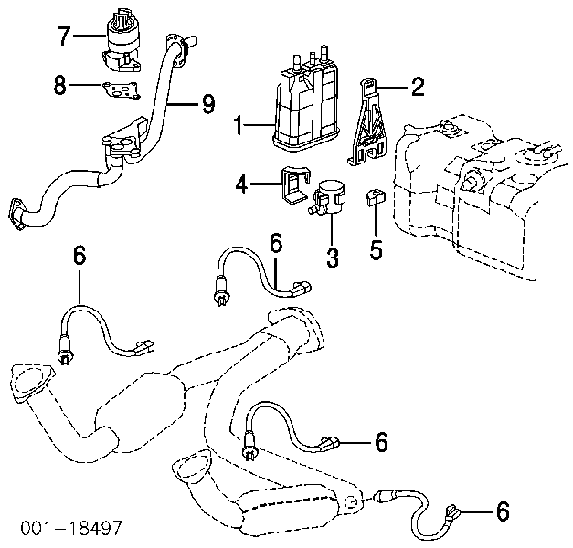 Sonda Lambda Sensor De Oxigeno Post Catalizador ADA107041 Blue Print