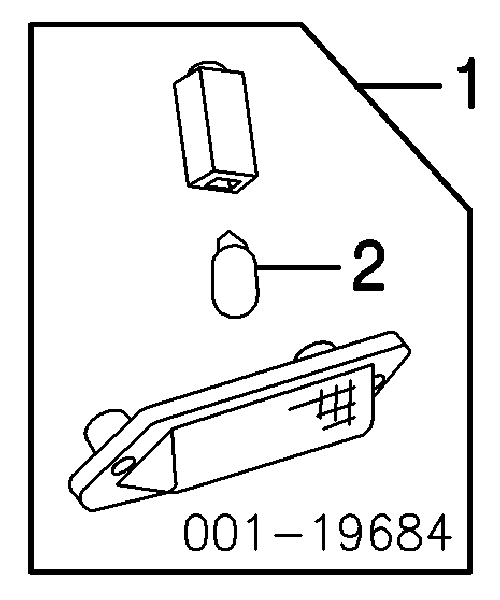 9425542 Chrysler lámpara, luz intermitente