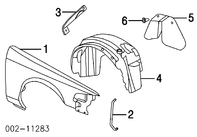 Clips de fijación de parachoques trasero 85746060004W Hyundai/Kia