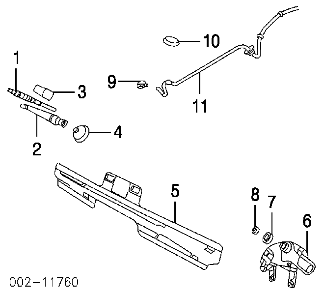 Limpiaparabrisas traseros para Ford Explorer 