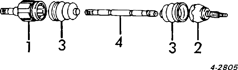 Junta homocinética exterior delantera CVJ534510 Open Parts