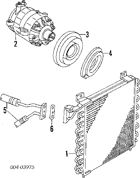 4677201 Chrysler compresor de aire acondicionado