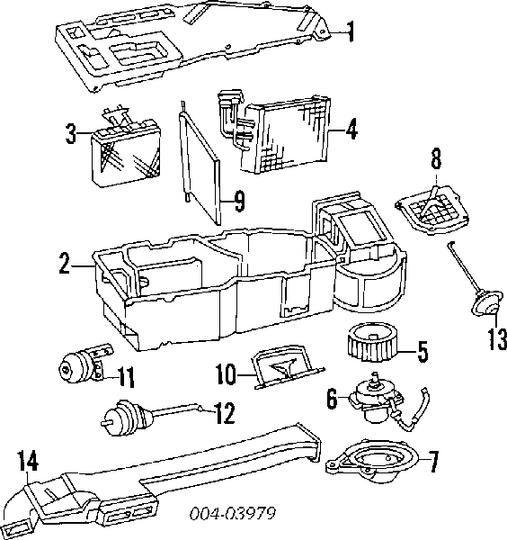 Evaporador, aire acondicionado 310103 ACR