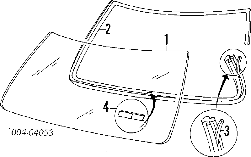 Espejo retrovisor interior para Dodge Caravan (NS)