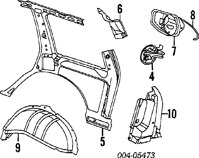 55030007 Chrysler rodillo intermedio de correa dentada