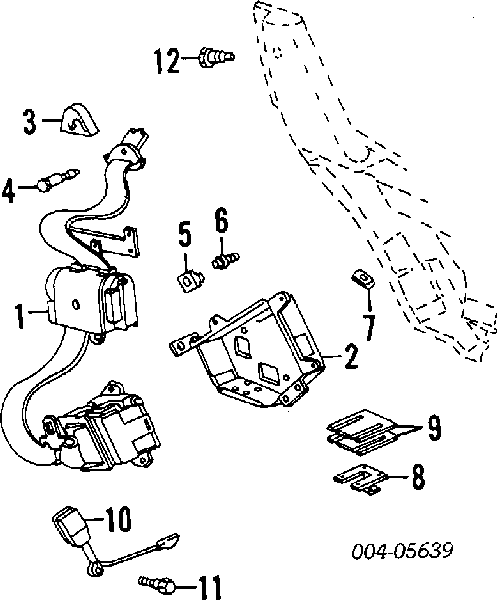 6101308 Chrysler Servofreno