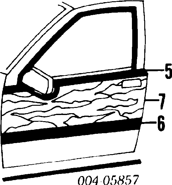 Emblema de puerta delantera para Jeep Grand Cherokee 