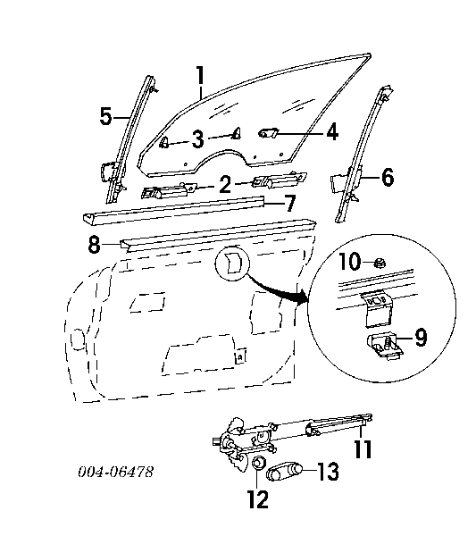 82611FR Cardone mecanismo de elevalunas, puerta delantera izquierda