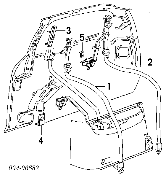 K06101712 Fiat/Alfa/Lancia tornillo (tuerca de sujeción)