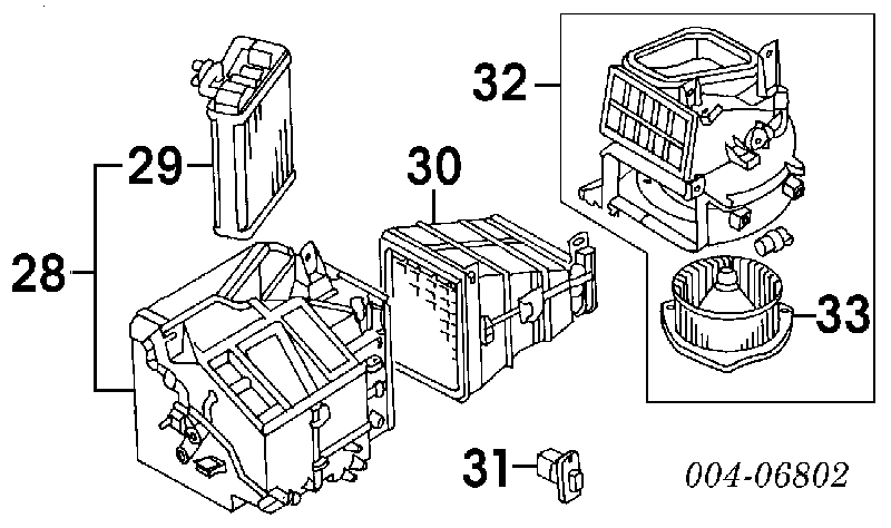 MR146946 Chrysler motor eléctrico, ventilador habitáculo