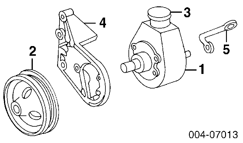 Tapa de depósito de bomba de dirección hidráulica K04694766 Fiat/Alfa/Lancia