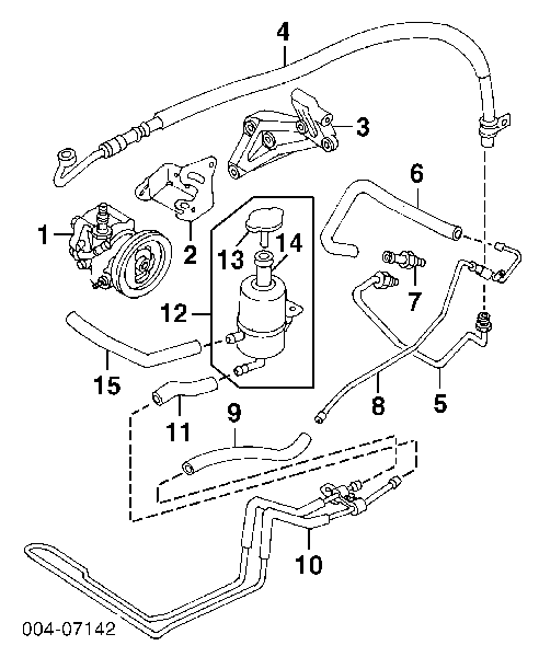 Radiador De Direccion Asistida para Mitsubishi Space Wagon (N3W, N4W)
