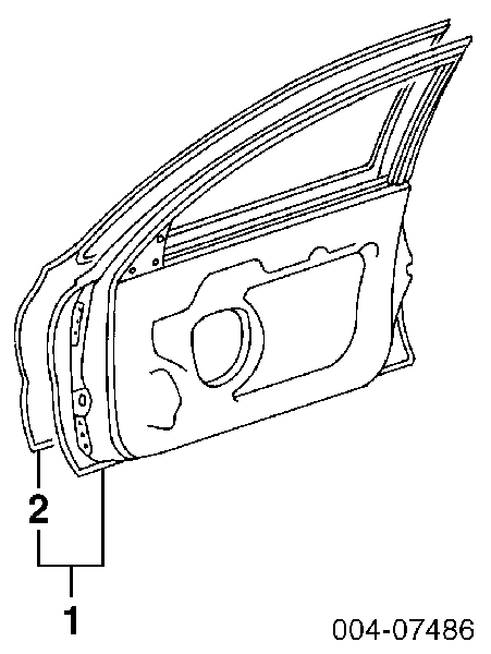 Puerta de coche, delantera, derecha para Chrysler Neon 