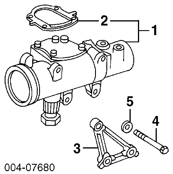 Engranaje de dirección (reductor) K52088386AD Fiat/Alfa/Lancia