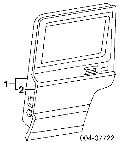 Puerta trasera izquierda para Jeep Cherokee 