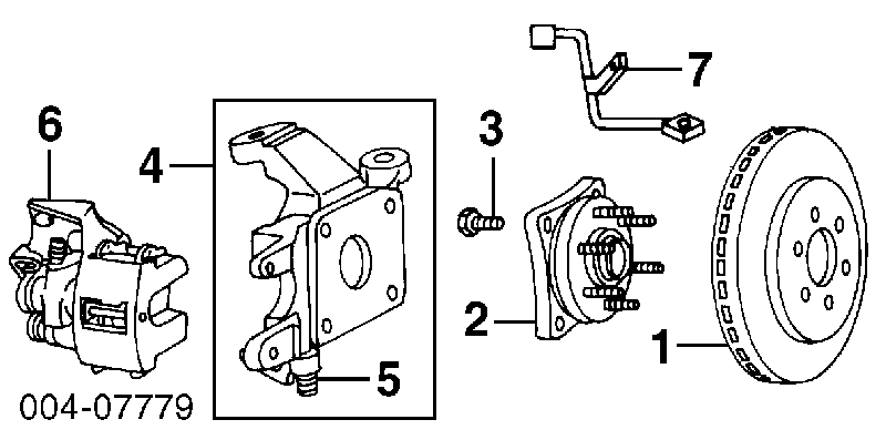 4897219AB Chrysler pastillas de freno traseras