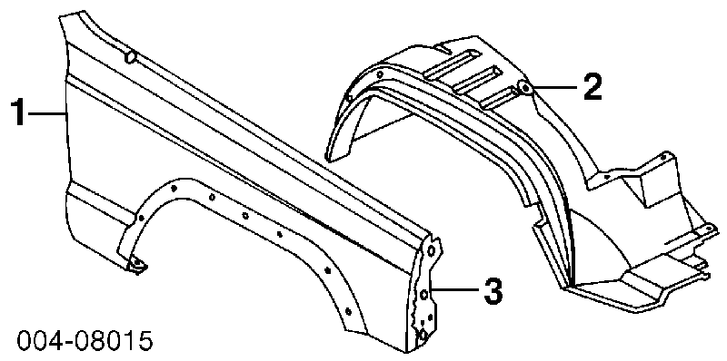 Guardabarros delantero derecho K56022320AA Fiat/Alfa/Lancia