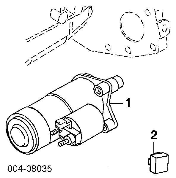 04609058 Chrysler motor de arranque