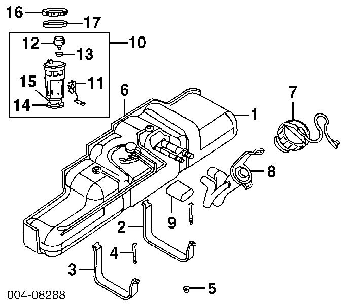 52102181AB Chrysler rótula barra de acoplamiento exterior