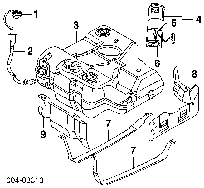 5278632AB Chrysler tapa (tapón del depósito de combustible)